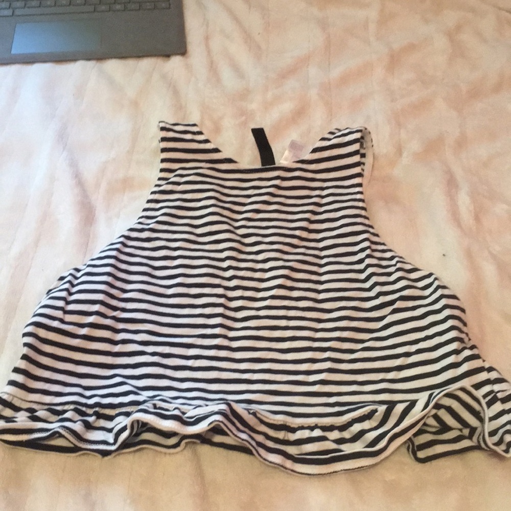 stripped crop top